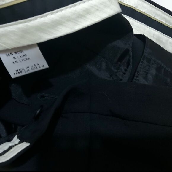 THEORY Wool-blend straight-leg pants size 2 wool 98% Lycra :2% - Picture 10 of 11